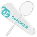 OGEENIER Badminton Racket Carbon Fiber, 4U, 30LBS, Lightweight Badminton Racquet for Beginners, Includes Badminton Grip and Bag