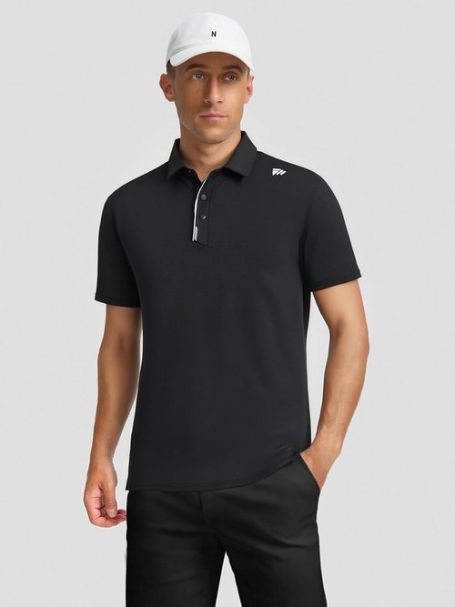 Alex Vando Men's Golf Shirts - Moisture-Wicking Quick-Dry Performance Polo | Short Sleeve Active Wear