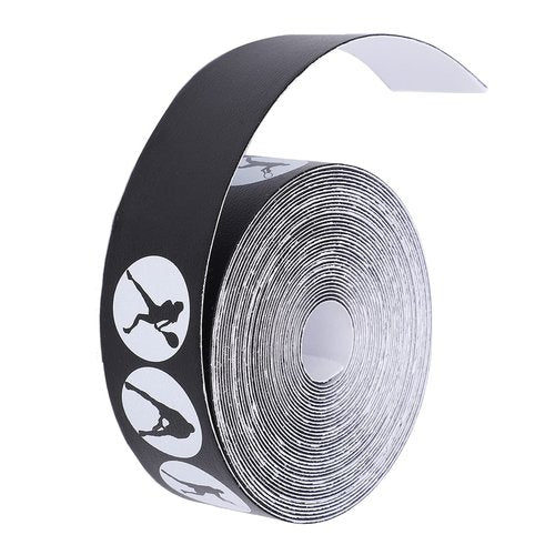 CUTULAMO Racket Tape,PU Material Tennis Racquet Guard,Non Slip Tennis Racket Tape,Lightweight Racket Protector,Racket Tape for Tennis Racket 5m/16.4ft (Black)