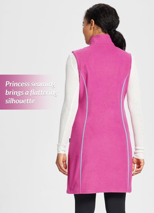 Baleaf Women's Fleece Dress | Warm Thermal Quarter Zip Pullover Tunic with Pocket - Perfect for Winter Travel