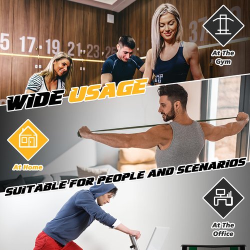 INNOLIFE Power Twister Bar, Upper Body Exercise Equipment for Chest Workout, Shoulder, Forearm, Bicep and Arm Strengthening Workout Equipment (132LB (60KG))