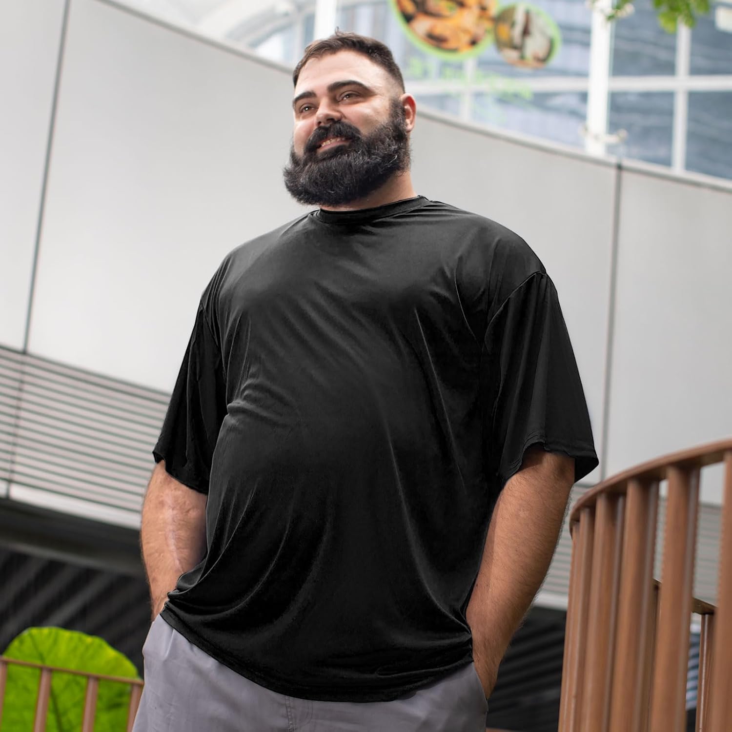 Skiennix Men's Big & Tall Athletic T-Shirt - Cooling, Quick-Dry, Moisture-Wicking, Lightweight, Short Sleeve