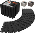AIRHOP Gym Floor Mat - 18 High-Density EVA Foam Interlocking Tiles for Home Gym & Play Areas