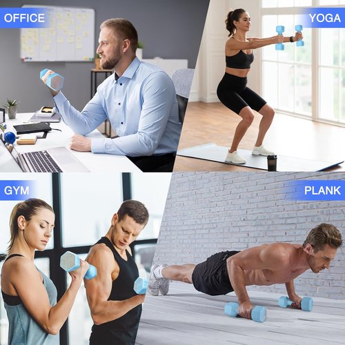 HXD-ERGO Adjustable Dumbbell Set - 15 In 1 Quick Change Weights, 55/110 LBS, Anti-Slip Grip | Space-Saving Home Gym Equipment