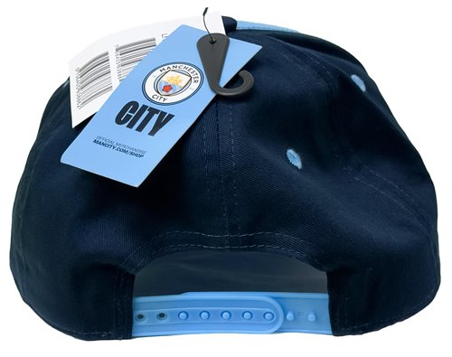 Fan Ink Manchester City Cap, Licensed Man City Adjustable Snap Back Hat/Cap, 1 Cover No Logo