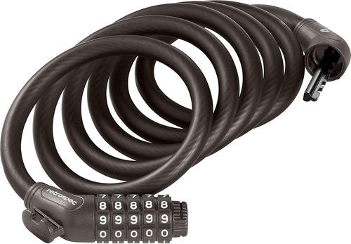 Grizzly Plus Integrated Combo Cable Bike Lock - 12mm Security for Your Bicycle