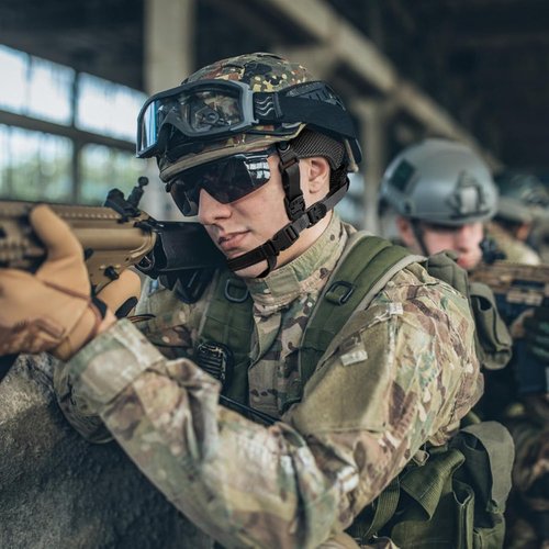 Tactical Helmet Chin Strap Airsoft Helmet Chin Strap 4 Points Adjustable Dial Suspension System Airsoft Military Helmet Replacement Accessory (Black)