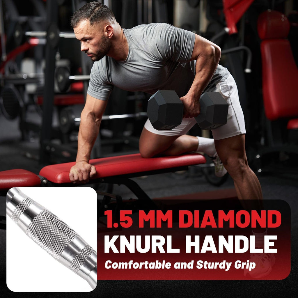PAPABABE Dumbbells Set of 2, 5lbs Dumbbell Pair, 5 Pounds Hand Weights for Women Men at Home, Free Weights Dumbbells Set for Home Gym Equipment, Pesas Mancuernas para Ejercicios de Hombre Casa.
