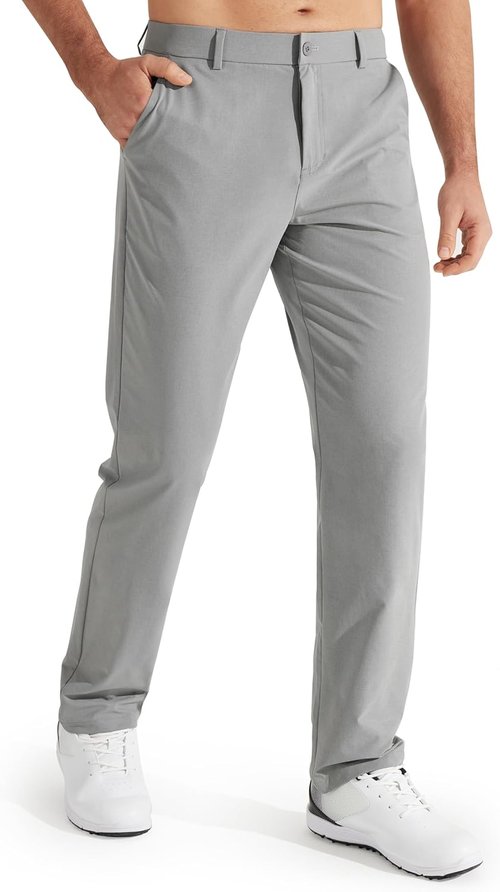 Libin Men's Golf Pants - Quick Dry Lightweight Stretch Trousers | Casual Work Dress Pants with Pockets (30"/32"/34")
