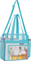 XCU Clear Stadium Bag - Approved 12x6x12 Clear Tote for Events, Work, Sports & Concerts