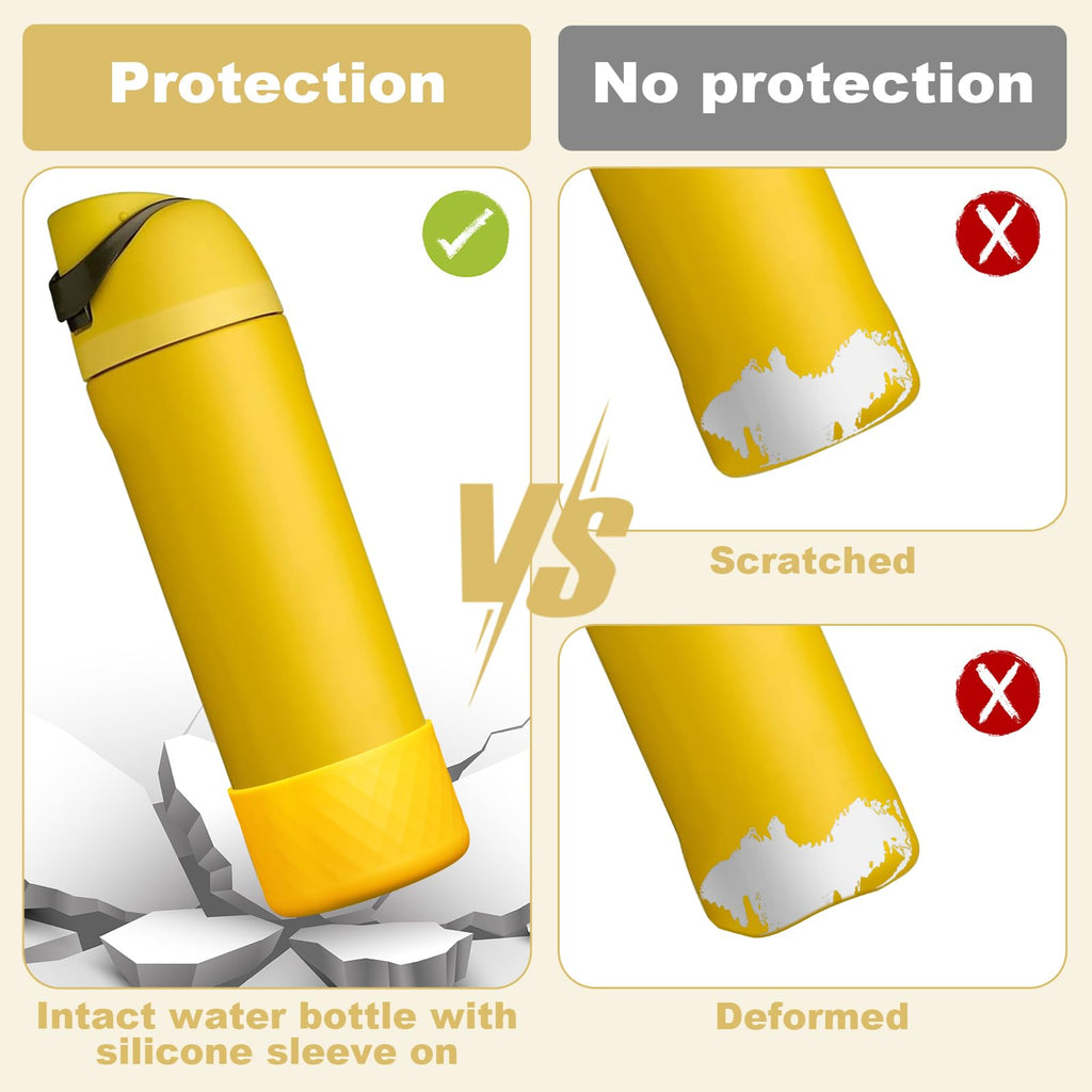Beonsky Silicone Boot for Owala Water Bottle 40 oz, Anti-Slip Protective Sleeve for FreeSip/Twist/Flip Stainless Steel Water Bottles Accessories