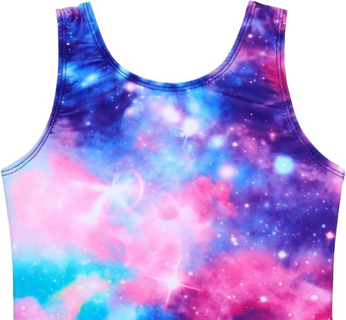 JESKIDS Leotards for Girls - Gymnastics Biketards with Shorts & Matching Hair Scrunchie | Ages 3-15
