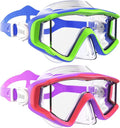Aegend Diving Mask - Panoramic Anti-Fog Goggles for Snorkeling & Scuba Diving | Includes Mesh Bag