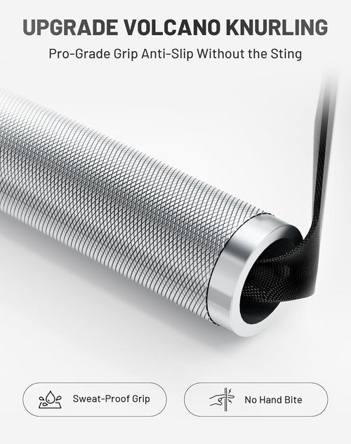 Mikolo Aluminum Alloy Cable Machine Handles - Durable D Handle Attachments for Gym Workouts