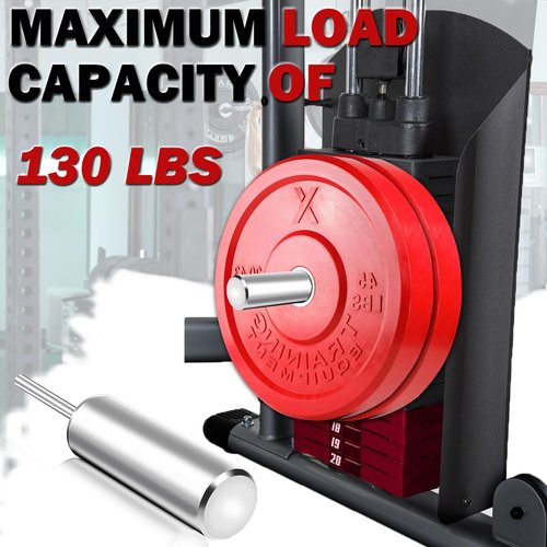 PLAYGOGYM Steel Weight Stack Pin - Gym Pins for Weight Stack, Secure & Durable Fitness Gym Pin Extender for 2" Weight Plates (8 * 100mm)