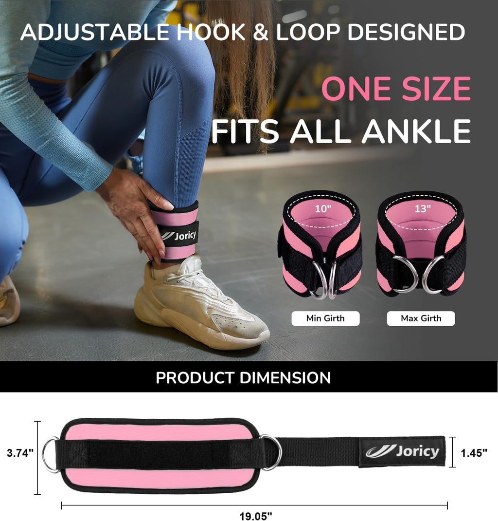 Skiennix Ankle Strap - Cable Exercise Machine Attachment for Glute Workouts & Leg Extensions