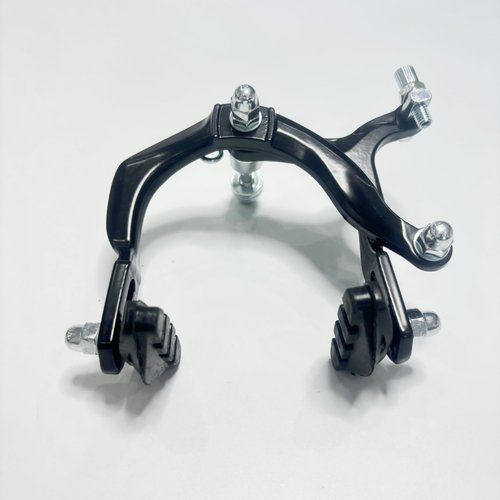 Bike Brake Calipers Set C Brake Caliper Rear & Front Brakes Kit Aluminum Alloy Side Pull Brake for MTB Mountain Bike, Road Bicycle (1 Pair) (Black)
