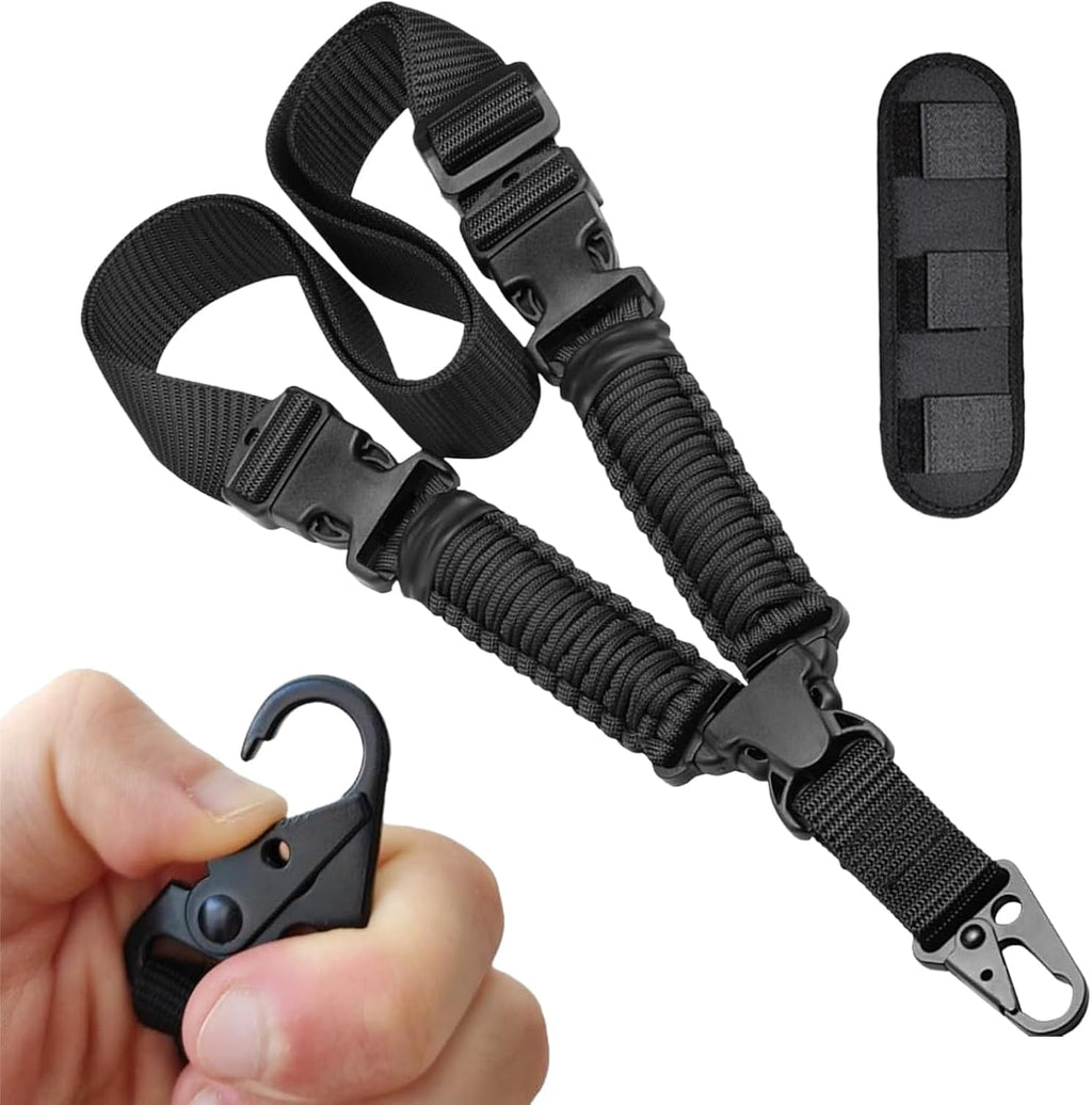 Skiennix Adjustable Two-Point Sling - Versatile Black Design for Comfort and Stability