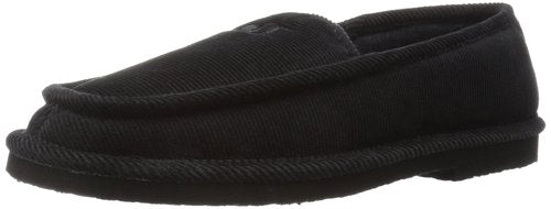 DVS mens Francisco Deegan Slipper, Black Corduroy, 10.5 US