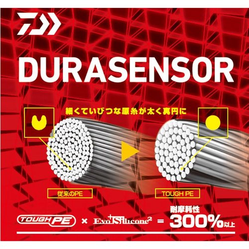 DAIWA PE Line UVF Soltiga Dura Sensor X8+ Si2 No. 1.2 102 ft (300 m), Multicolor