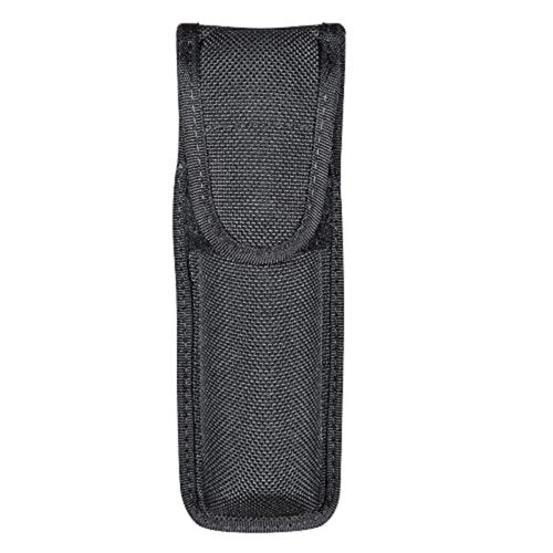 Bianchi 7307 OC/Mace Spray Holder Pouch, Plain Black, Hidden Snap, Small