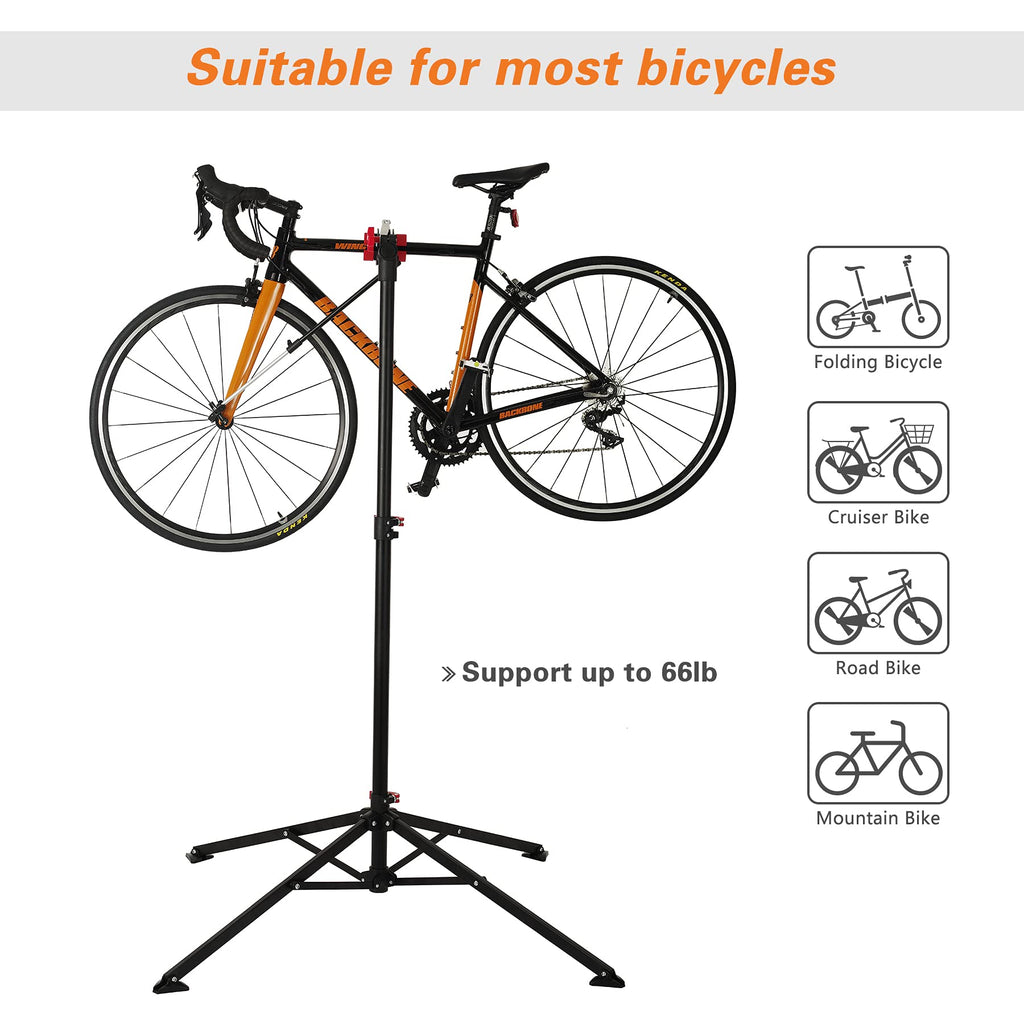 UNISKY Bike Repair Stand for Maintenance Height Adjustable Rack with Quick Release Bicycle Mechanics Maintenance Workstand