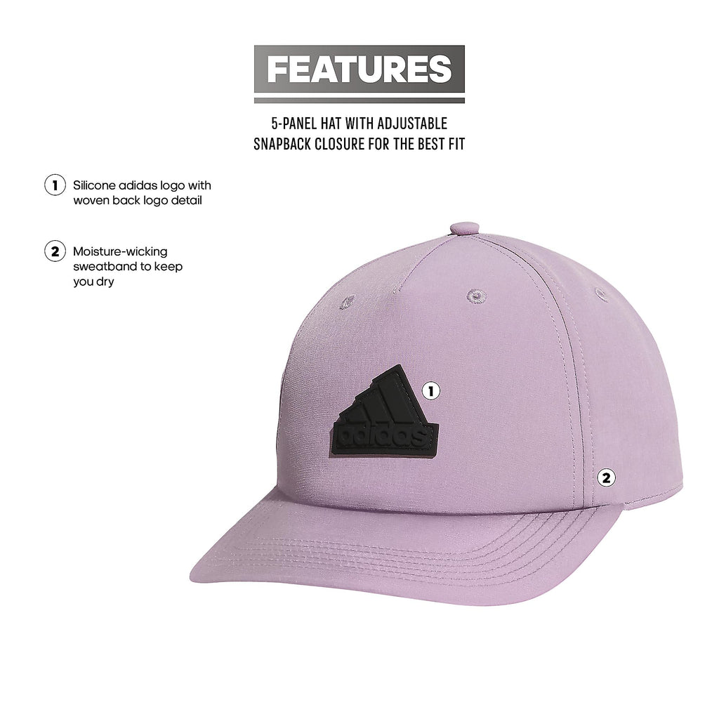 Sport 5-Panel, High Crown Structured Snapback Adjustable Fit Cap