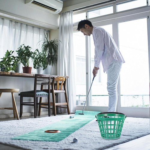 BESPORTBLE Golf Ball Basket - Durable Plastic Container with Handle for 25 Balls | Outdoor Use