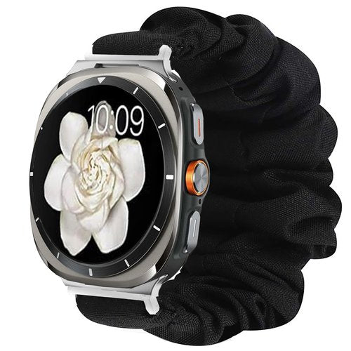 Lamshaw Compatible with Galaxy Watch 8 Band, Fabric Elastic Scrunchie Elastic Women Cute Replacement Straps Compatible with Galaxy Watch 8 40mm, 44mm, 46mm classic, Ultra 47mm LTE Smartwatch