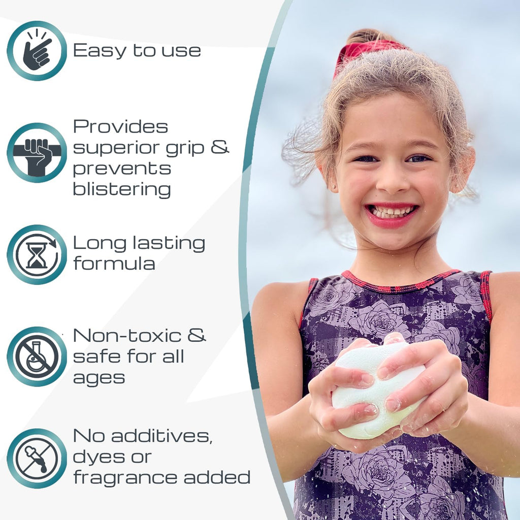 Z Athletic Block Chalk - Premium Grip for Gymnastics, Weightlifting & Rock Climbing | Multiple Sizes Available