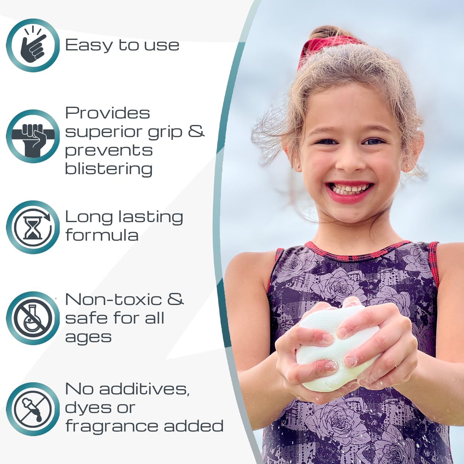 Z Athletic Block Chalk - Premium Grip for Gymnastics, Weightlifting & Rock Climbing | Multiple Sizes Available