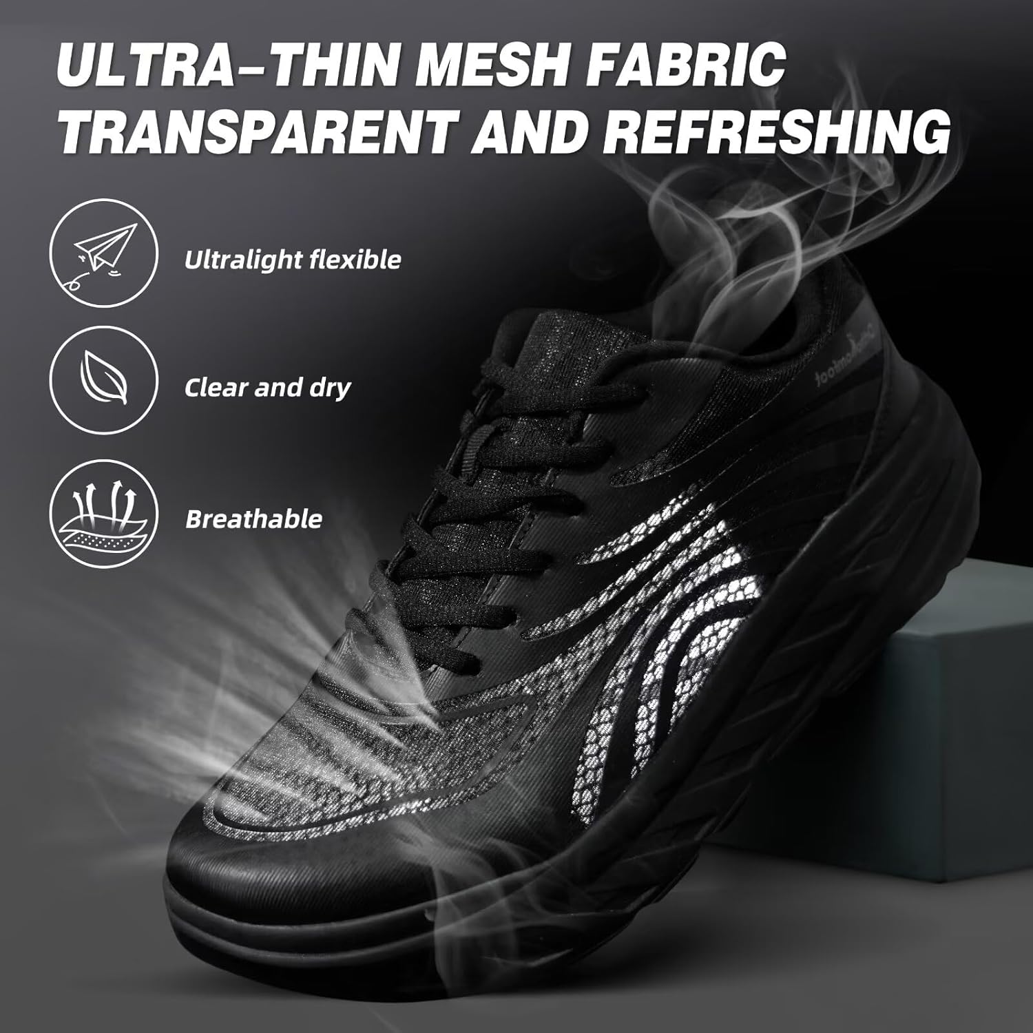 Skiennix Men's Orthopedic Diabetic Running Shoes - Comfortable Arch Support for Heel Pain Relief | Wide Fit Sneakers