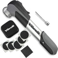Vibrelli Mini Bike Pump - 120 PSI Presta & Schrader Tire Pump for Road & MTB - No Valve Change Required