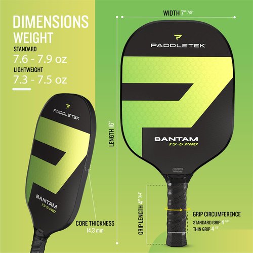 Bantam-TS-5 PRO-Lightweight-Standard Grip-Green