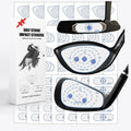 FINGER TEN Golf Impact Tape 75/150/375 Pcs Value Set Golf Club Impact Stickers Labels for Driver Woods Irons Putters, Self-Teaching Training Aid for Swing Practice (375Pcs-Right Handed Golfer)