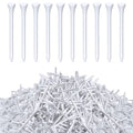 Vinsot 1000 Pcs Golf Tees Bulk 3-1/4 '' Wooden Bamboo Tees Decoration for Men Women Clubs Golf Ball Theme Party Accessories School Supplies(White,Solid)