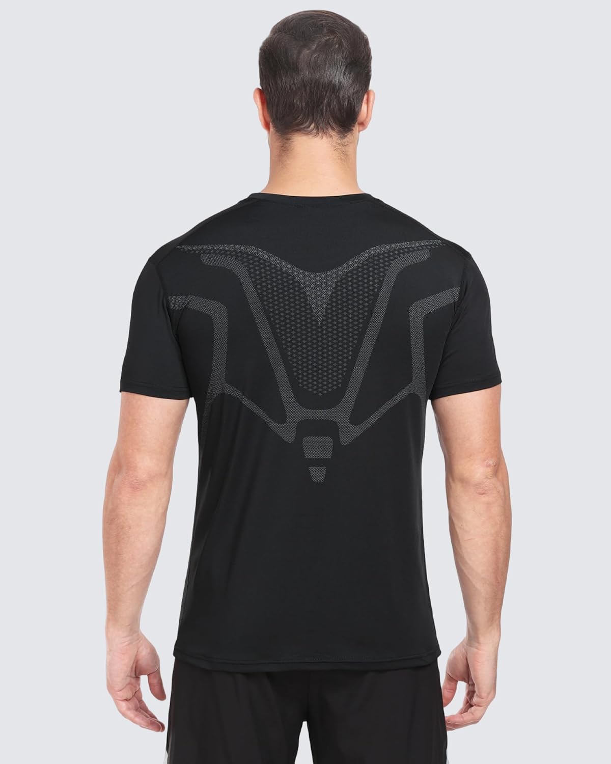 Skiennix Workout Shirts for Men - Quick Dry Athletic Gym T-Shirt for Running | Breathable Outdoor Training