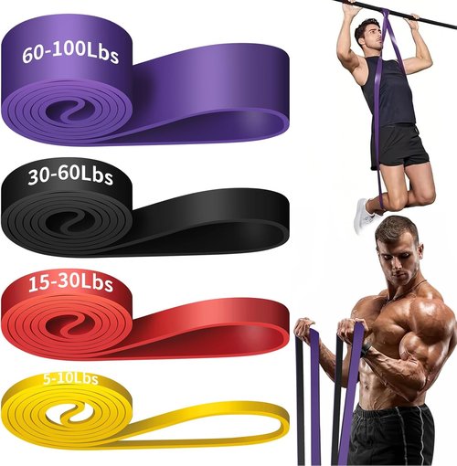 Alllvocles Resistance Bands Set - Pull Up Assistance & Workout Bands for Muscle Training | Ideal for Men & Women