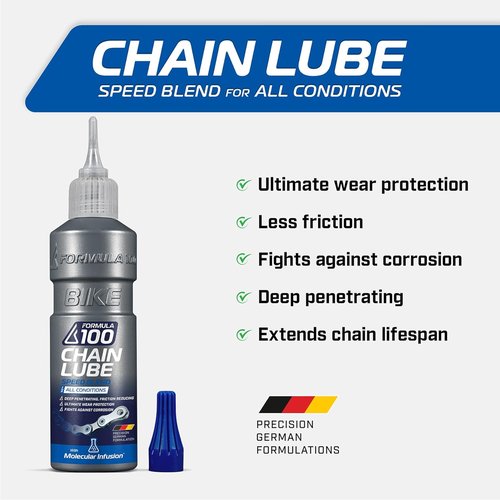 All Conditions Bike Chain Lube - All-Weather Lubricant for Bicycles & E-Bikes - 120ml (4.06 oz)