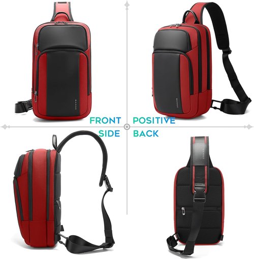 BANGE Sling Bag - Large Men's Crossbody Bag for Work, Travel & Hiking | Durable & Stylish Design
