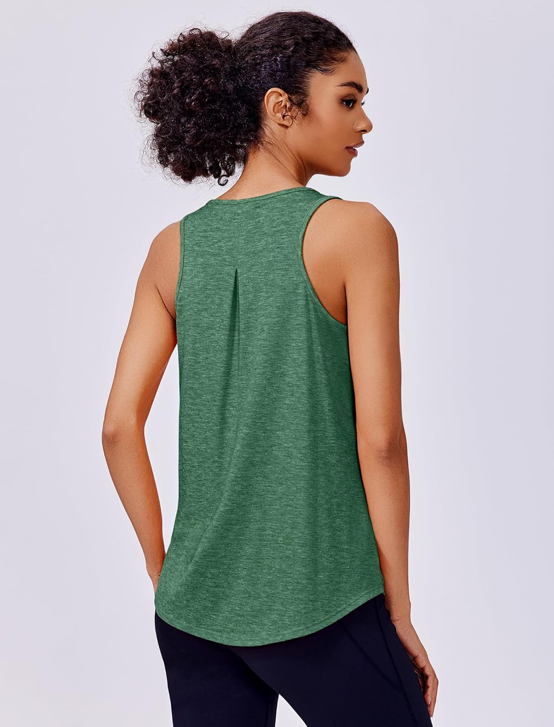 PINSPARK Workout Tops for Women - Racerback Tank Top Pack | Quick-Dry Sleeveless Athletic Gym Shirt