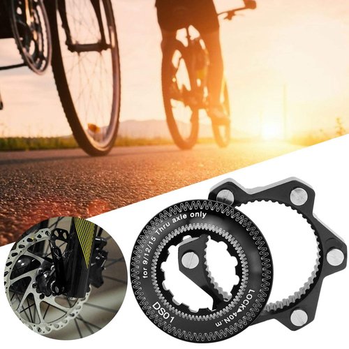 Brake Center Lock, Center-Lock hubs for Converting Center-Lock Hubs to fit 6-Bolts Rotors(Black)