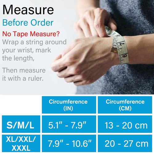 NEENCA Carpal Tunnel Wrist Brace with Thumb Support, Medical Grade Night Support Thumb Spica Splint for Arthritis, Tendonitis & De Quervain’s ((XL/XXL/XXXL, Left Hand))