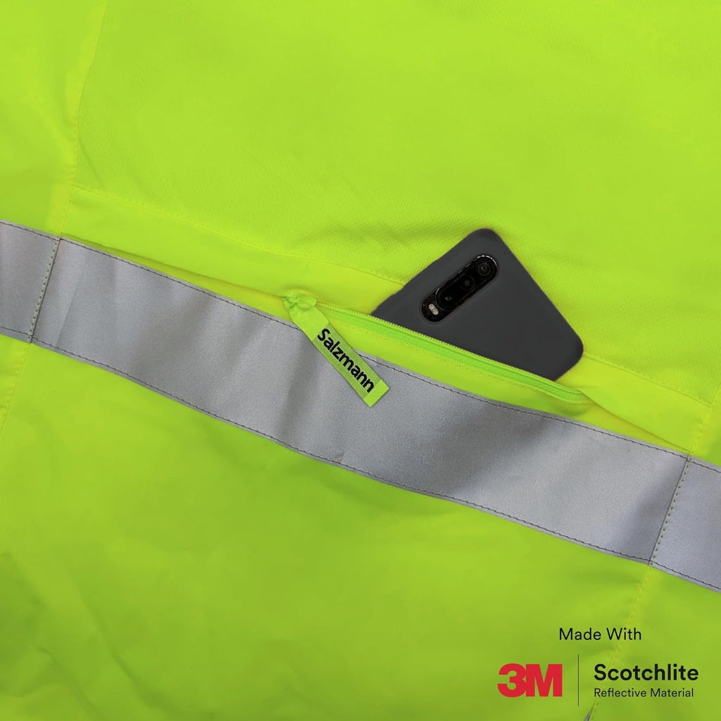 Salzmann High Visibility Cycling Vest - Reflective Gilet with 3M Scotchlite Technology