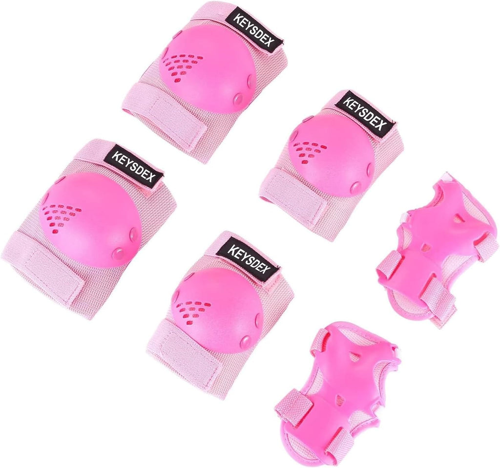 Skiennix Kids Protective Gear Set - Knee, Elbow & Wrist Pads for Ages 3-15 | Perfect for Skateboarding, Cycling & More