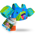 AEOCOO Puddle Float Jumper 30-50-60-70 Pounds, Toddler Swim Vest for 2-3-5-7 Years Old, Pool Floats with Swimming Arm Floaties Swim Jacket for Kids Swimmies, Boys, Girls, Niños, Dinosaur