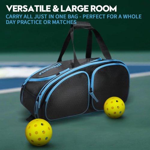 Mangrove Pickleball Backpack, 2025 Pickleball Bag Fits 4+ Paddles & Pickle Ball Accessories, Large Paddle Bag with Fence Hook, Extra Pockets, Ventilated Shoes Storage