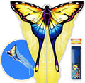 SGftre Yellow Tulle Butterfly Kite - Easy to Fly for Kids & Adults | Perfect for Beach Trips & Outdoor Fun