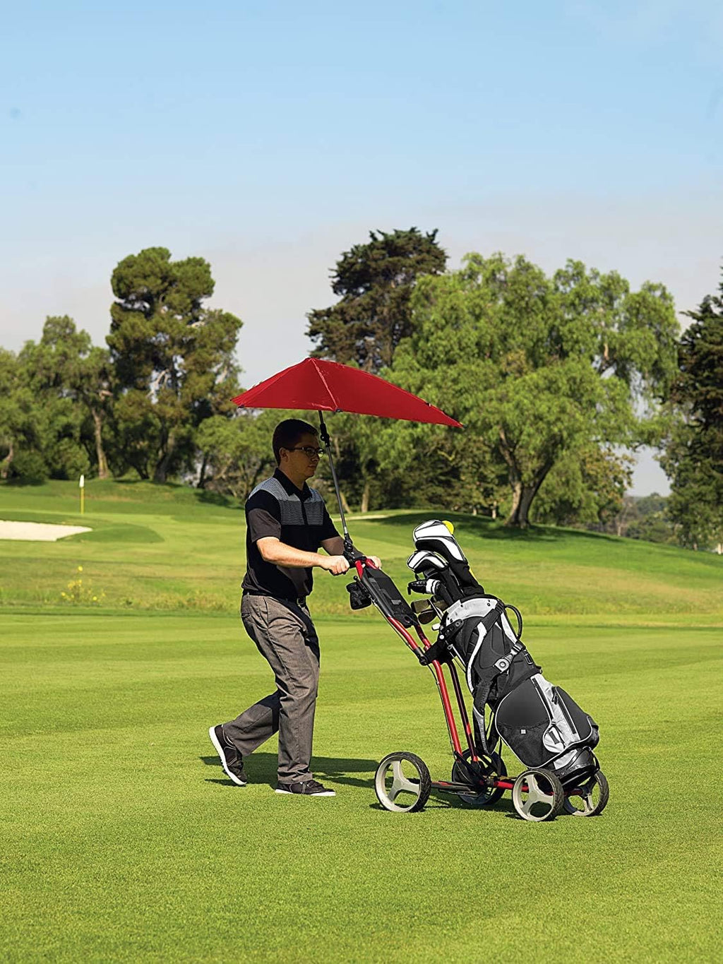 Sport-Brella Versa-Brella SPF 50+ Adjustable Umbrella - Versatile Clamp for Easy Setup