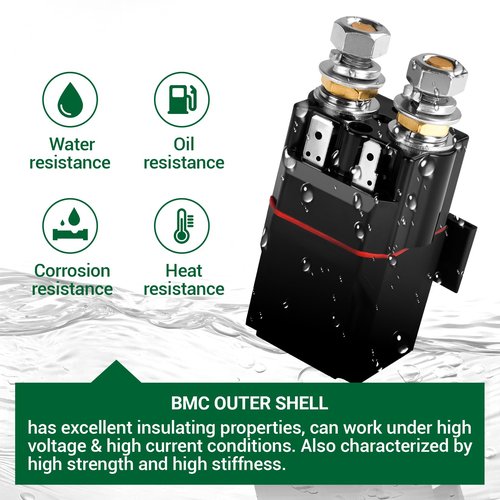 DRIVE UP Golf Cart 48 Volt Solenoid with Resistance for Club Car New Models DS Precedent and Tempo, Replaces OEM 102865901 1014947